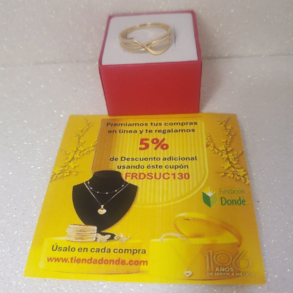 ANILLOS DAMA ORO 14K 1.5 (NUEVO)