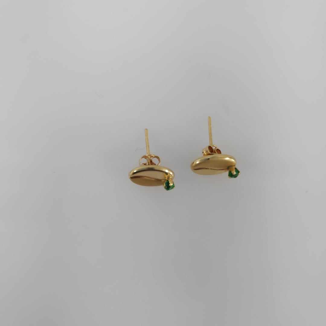 ARETES PAR ORO 18 K 0.6 GRMS (SEMINUEVO)
