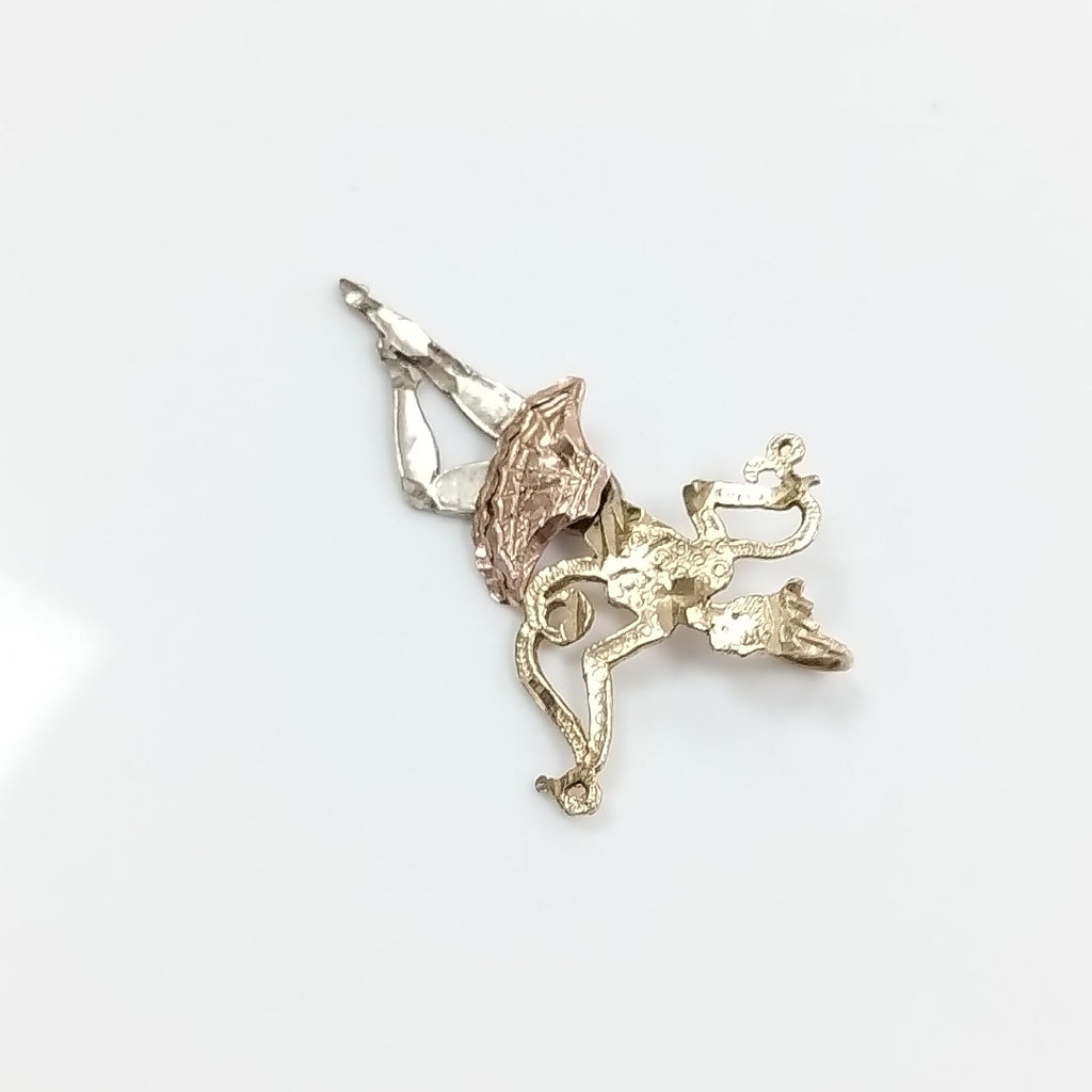 DIJE ORO, ORO COMBINADO 14 K 2.9 GRMS (SEMINUEVO)