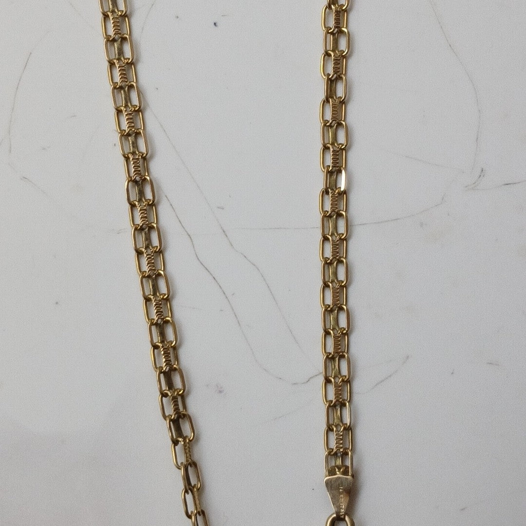 CADENA, CRUCIFIJO ORO 14 K 13 GRMS (SEMINUEVO)