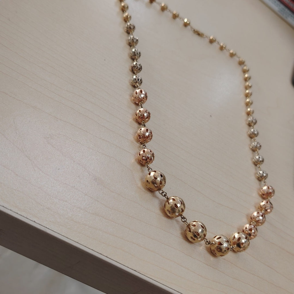 COLLAR ORO, ORO COMBINADO 14 K 36.4 GRMS (SEMINUEVO)