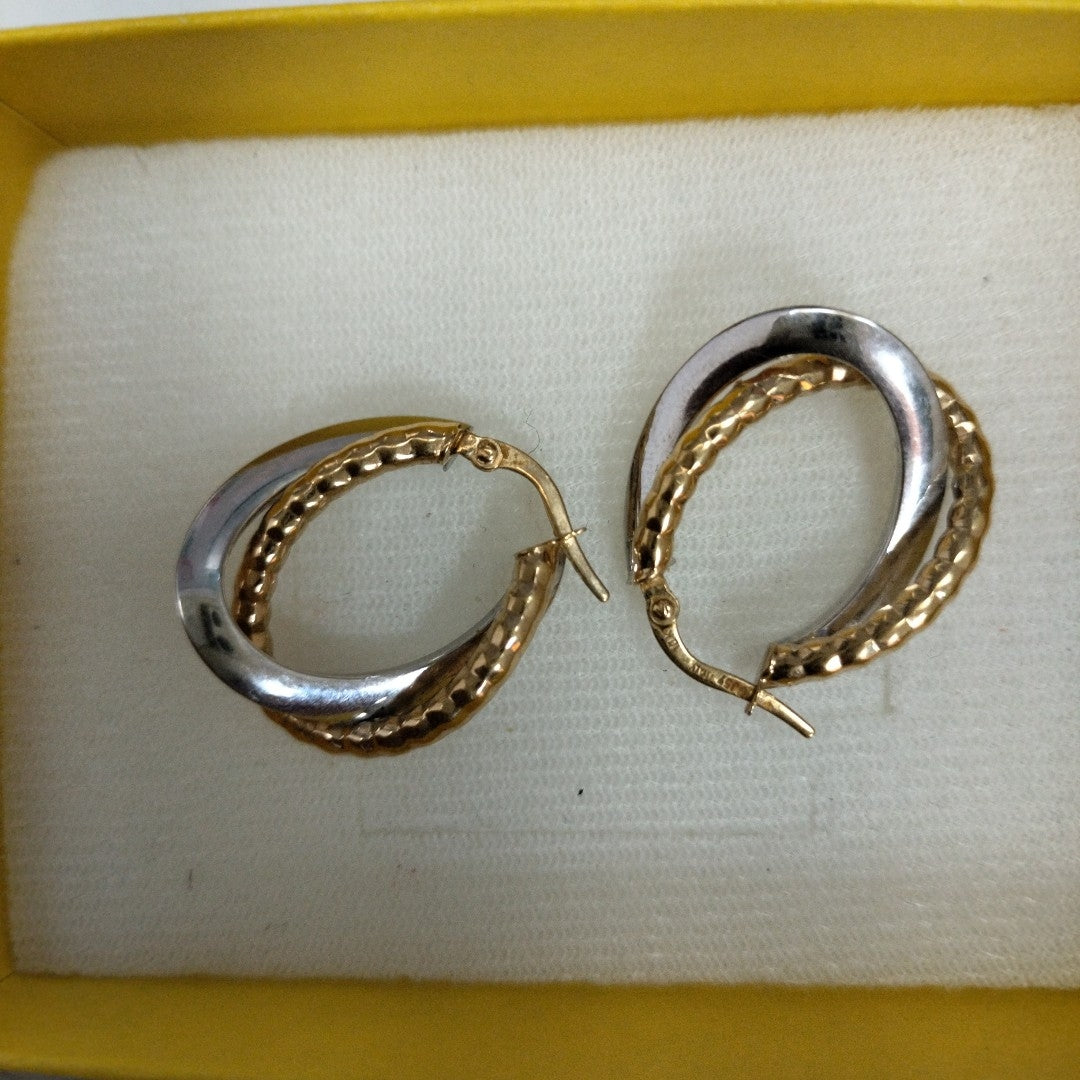 ARRACADAS PAR ORO 10 K 2.4 GRMS (SEMINUEVO)