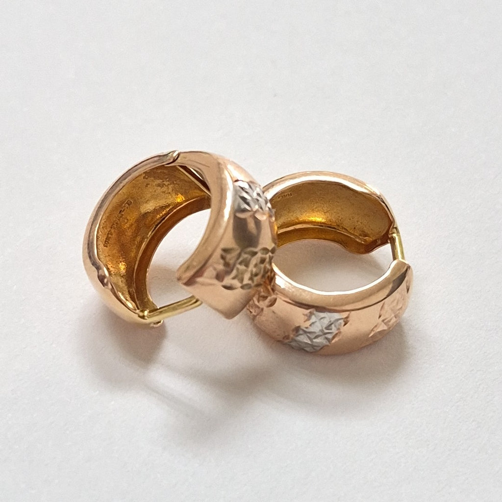 ARRACADAS PAR ORO 14 K 2 GRMS (SEMINUEVO)