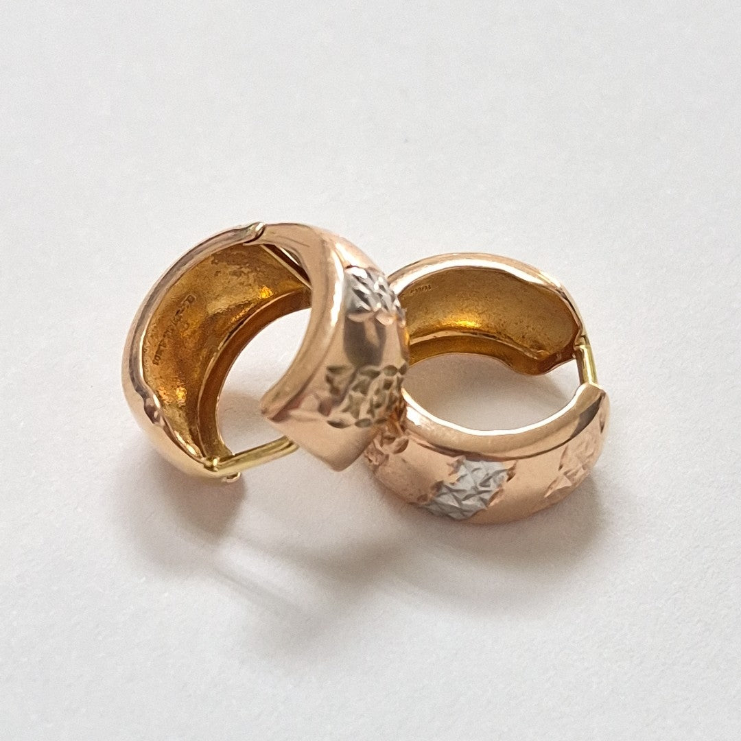 ARRACADAS PAR ORO 14 K 2 GRMS (SEMINUEVO)