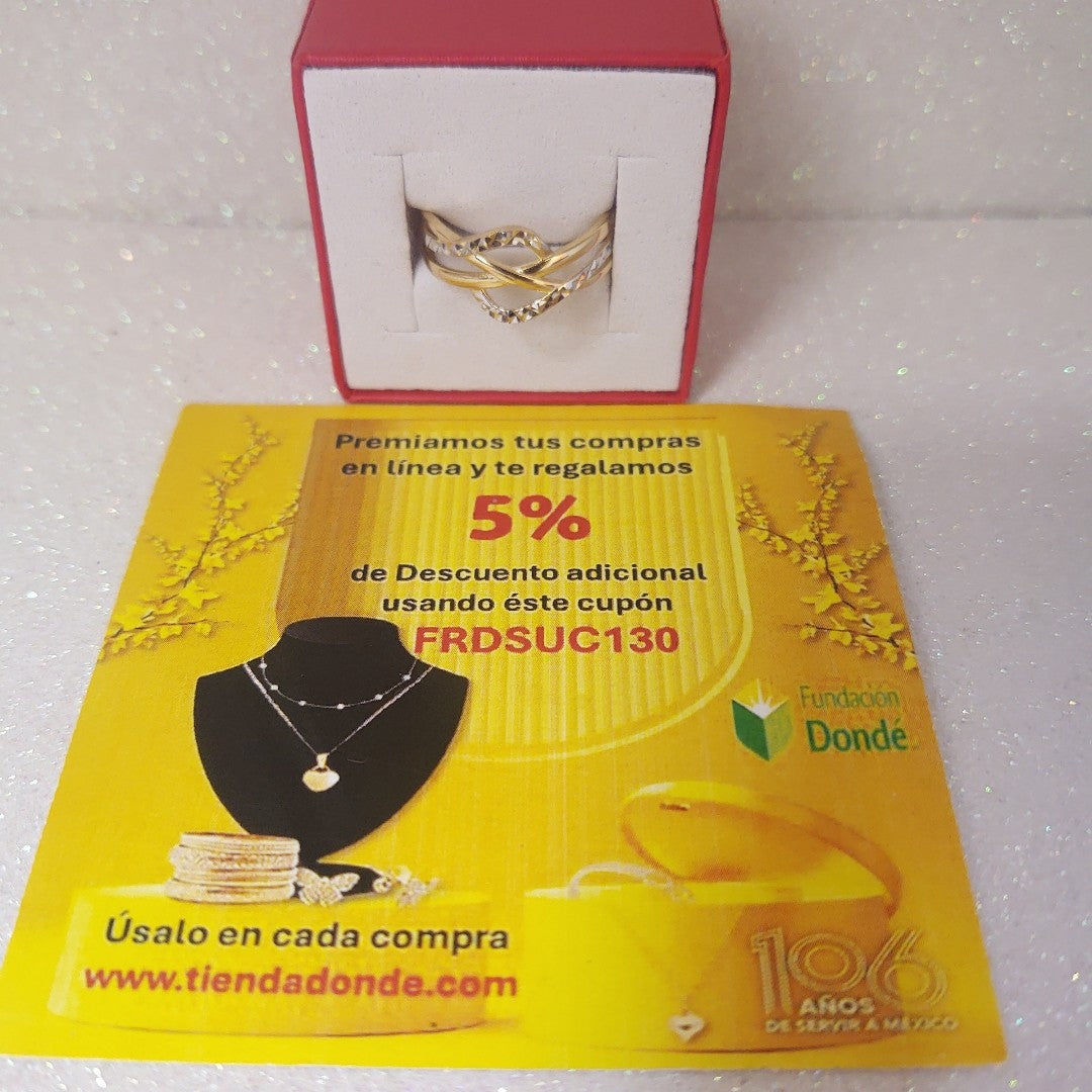 ANILLOS DAMA ORO 14K 1.8 (NUEVO)