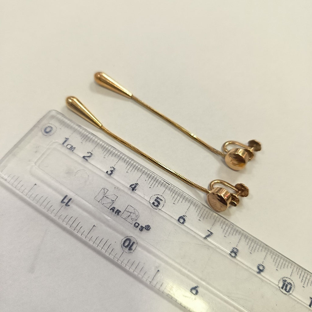 ARETES PAR ORO 14 K 9,00 GRMS (SEMINUEVO)