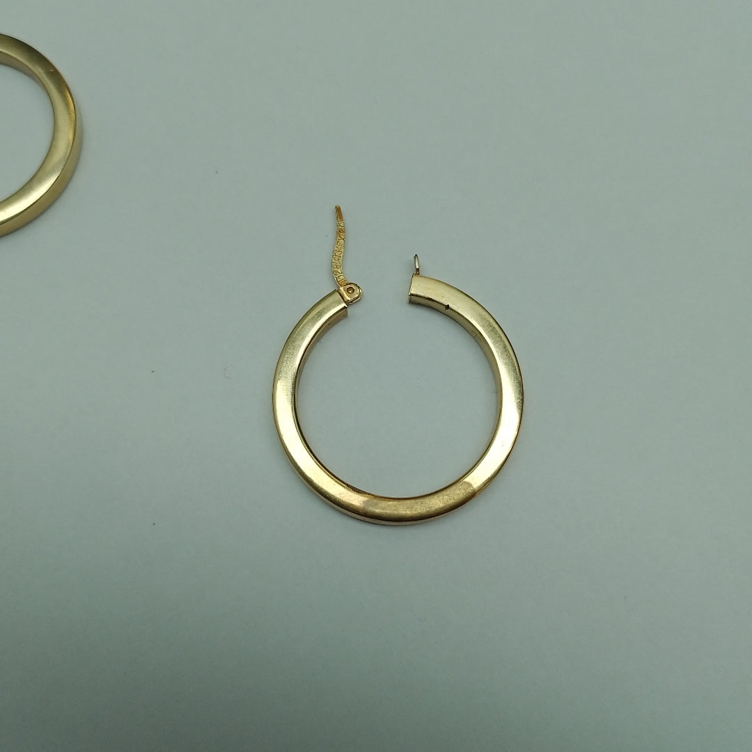 ARRACADAS PAR ORO 14 K 4.4 GRMS (SEMINUEVO)