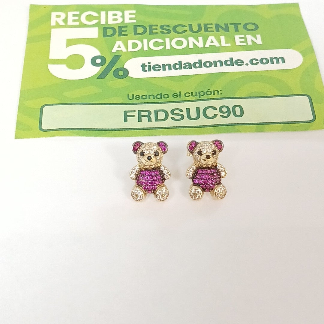 ARETES PAR ORO 10 K 3.5 GRMS (SEMINUEVO)