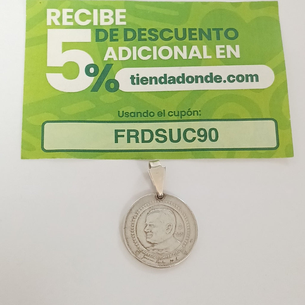 MEDALLA CONMEMORATIVA PLATA 5.8 GRMS (SEMINUEVO)