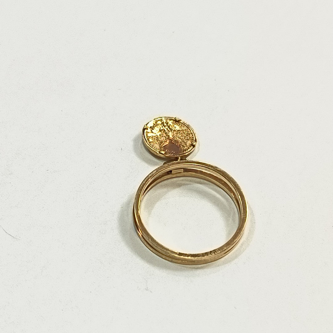 K1 2,90 GRMS 14 K IDENTIFICACIÓN ANILLITO MATERIALES ORO ESPECIFICACIONES (SEMINUEVO)