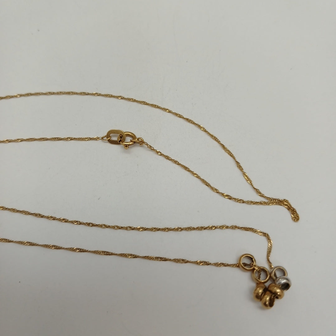 CADENA ORO 14 K 0.9 GRMS (SEMINUEVO)