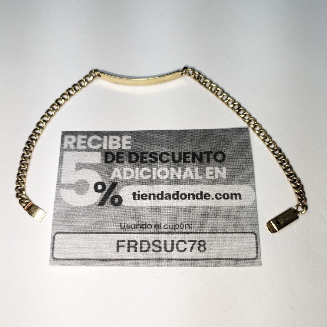ESCLAVA ORO 14 K 6,90 GRMS (SEMINUEVO)