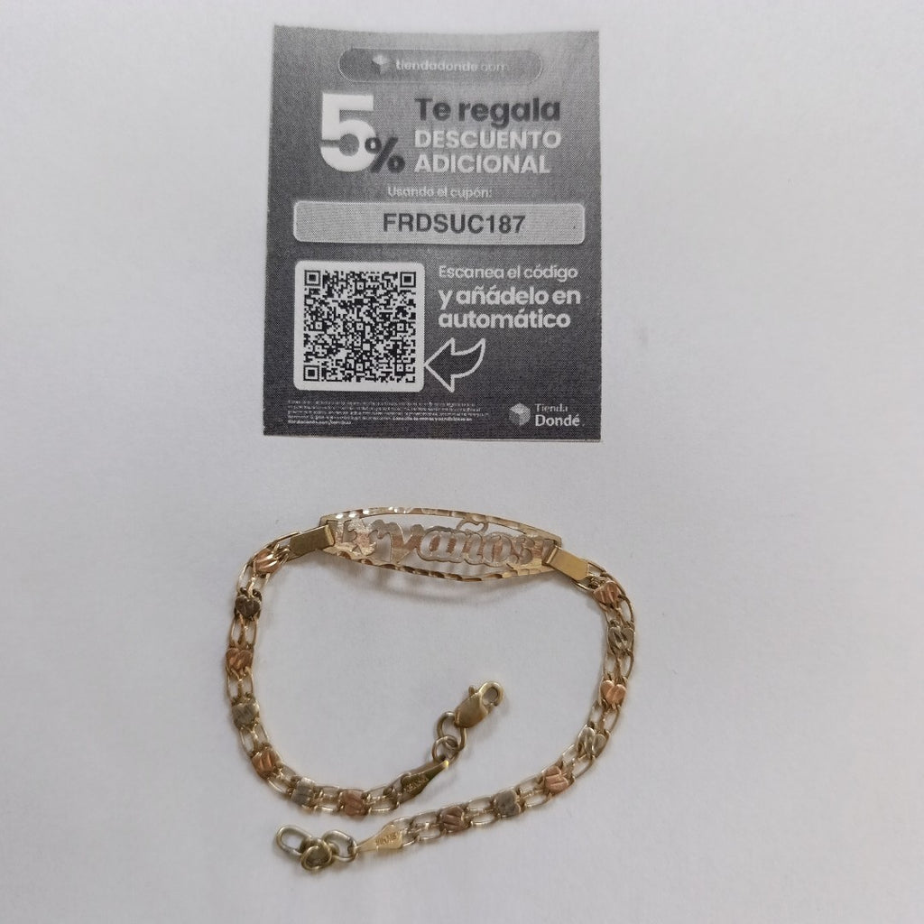ESCLAVA ORO 10 K 3.8 GRMS (SEMINUEVO)