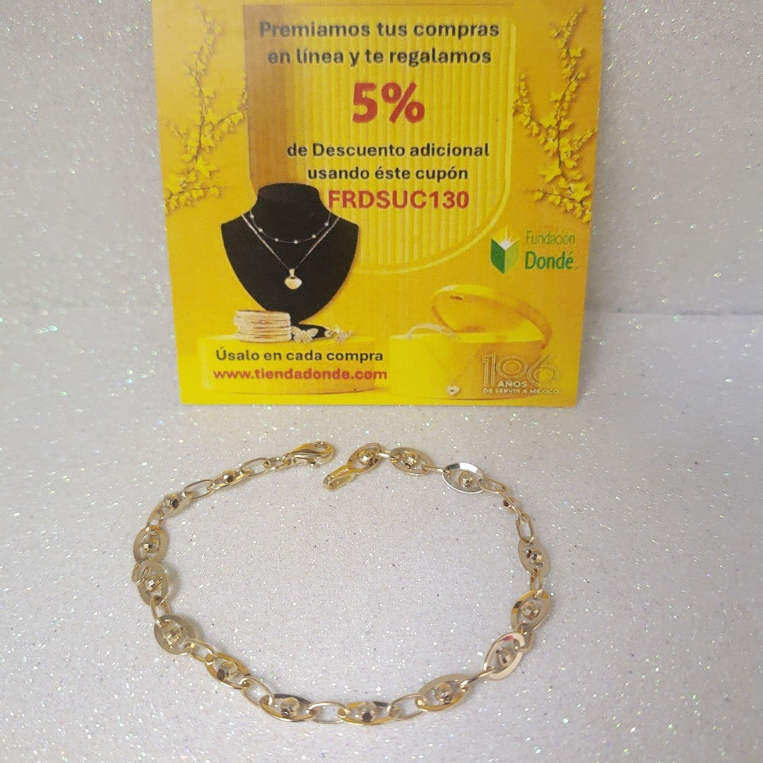 PULSERAS DAMA ORO 14K 3.8 (NUEVO)