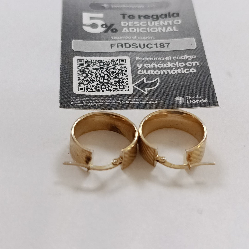 ARETES PAR ORO 10 K 1.9 GRMS (SEMINUEVO)