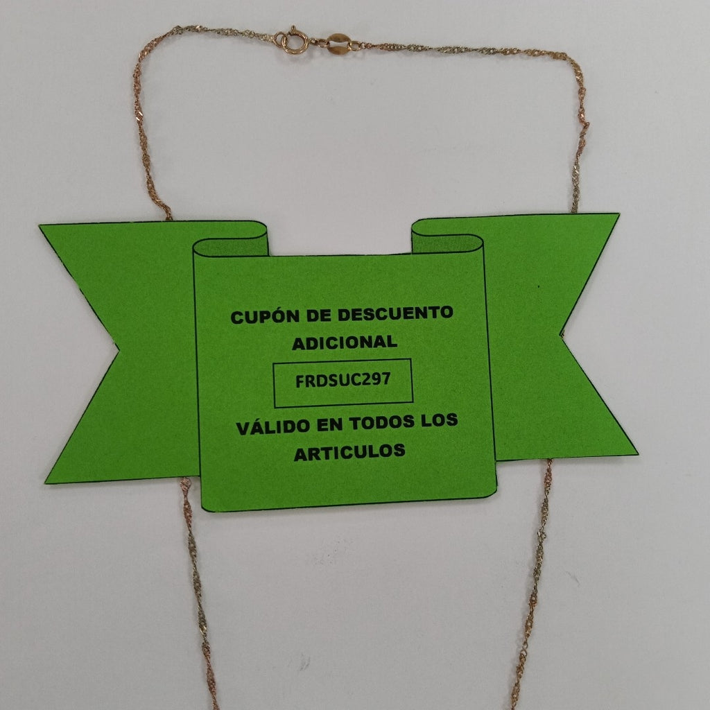 CADENA ORO 10 K 1.6 GRMS (SEMINUEVO)
