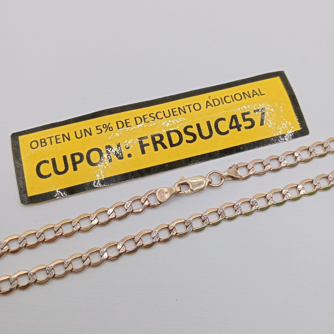 CADENA ORO,RODIADO 10 K 5,60 GRMS (SEMINUEVO)