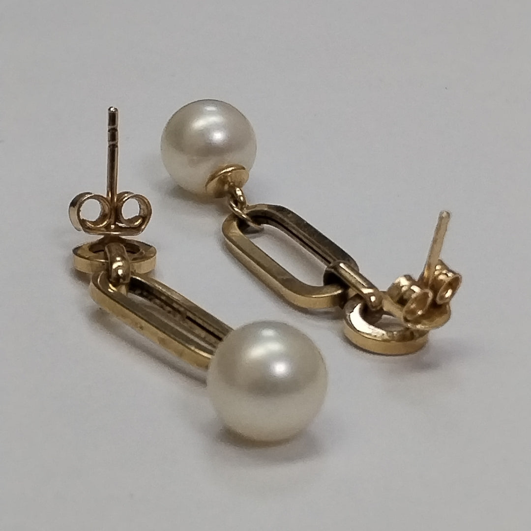 ARETES PAR ORO 14 K 3,90 GRMS (SEMINUEVO)