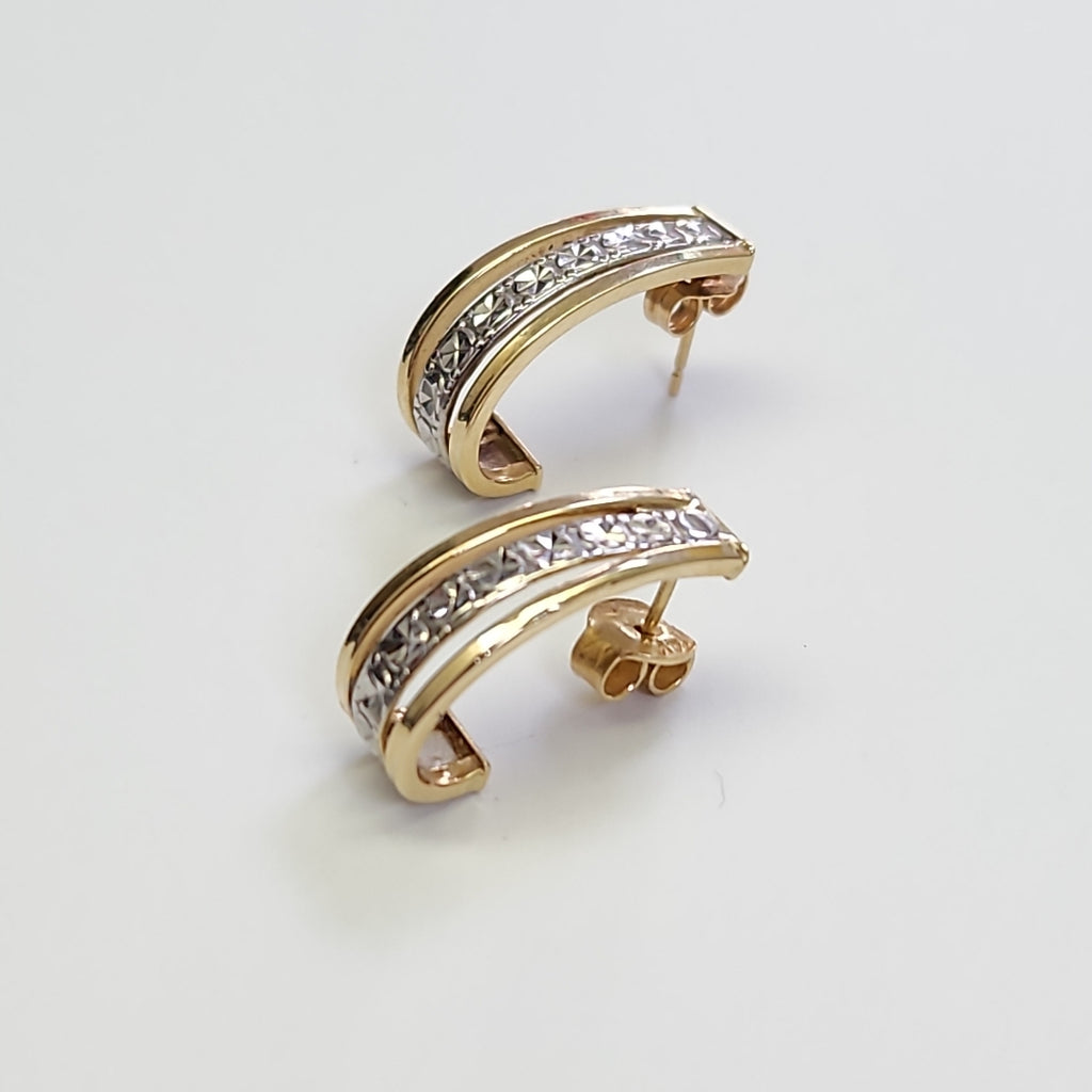 BROQUELES PAR ORO 14 K 2,50 GRMS (SEMINUEVO)
