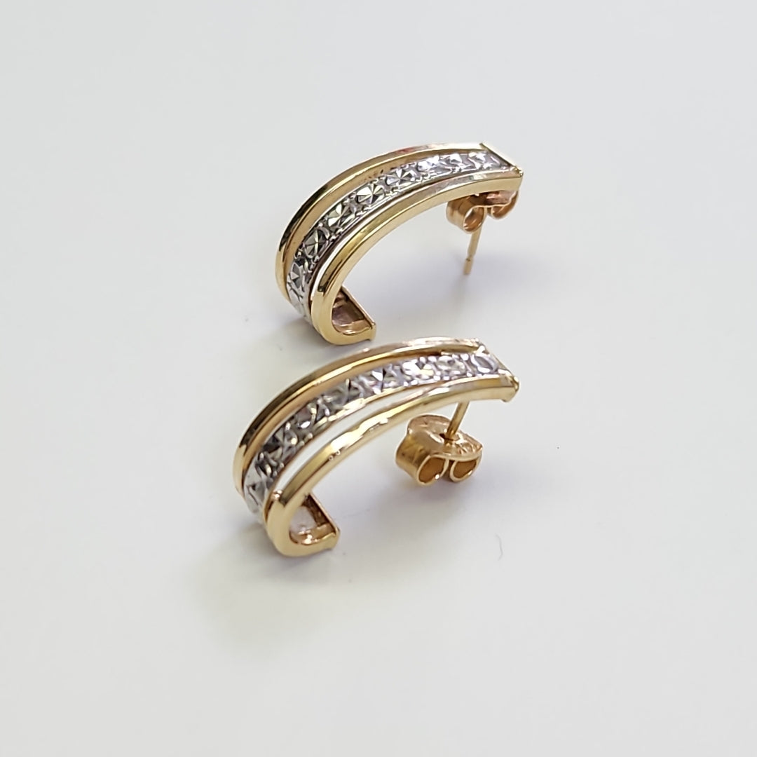 BROQUELES PAR ORO 14 K 2,50 GRMS (SEMINUEVO)