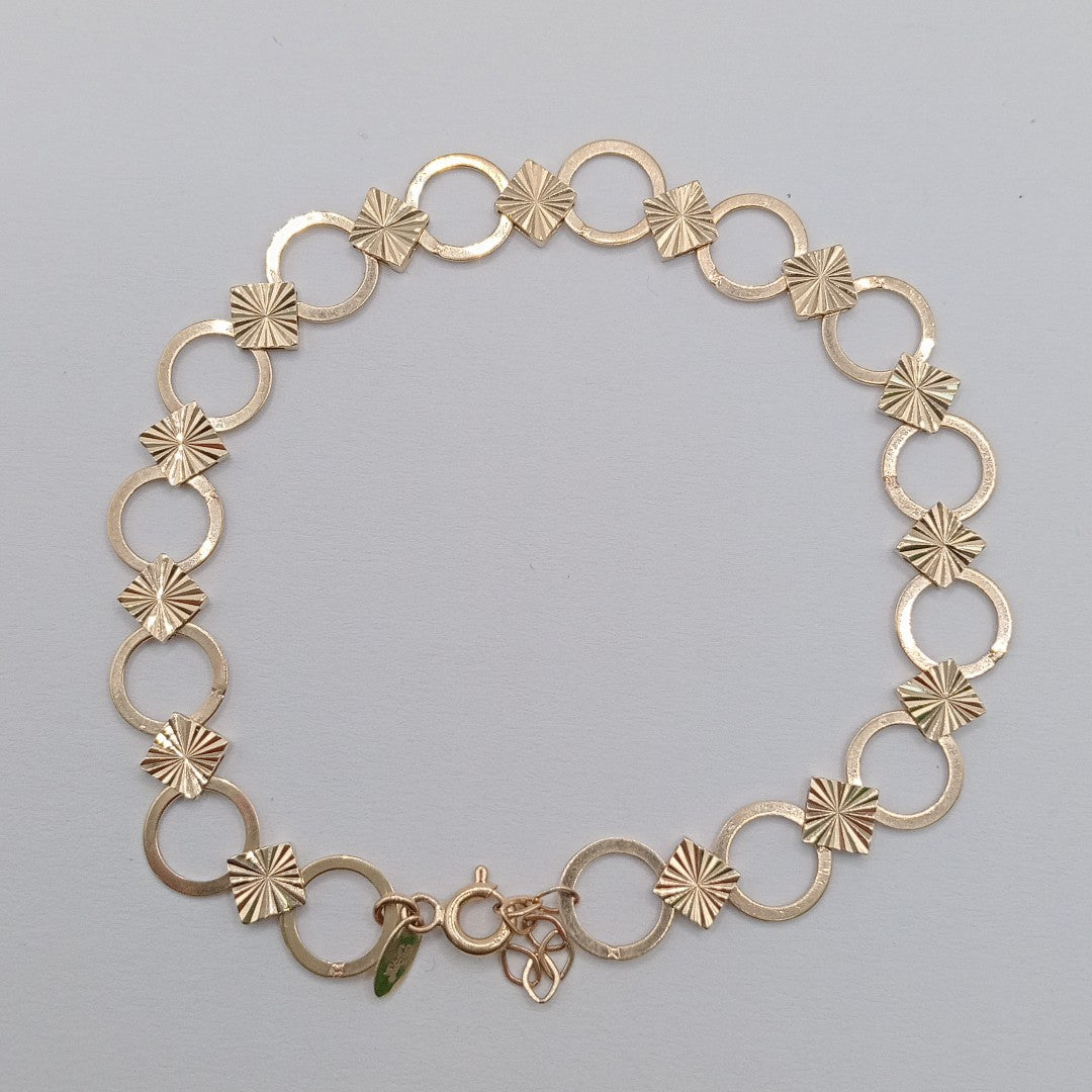 PULSERA ORO 14 K 3.6 GRMS (SEMINUEVO)