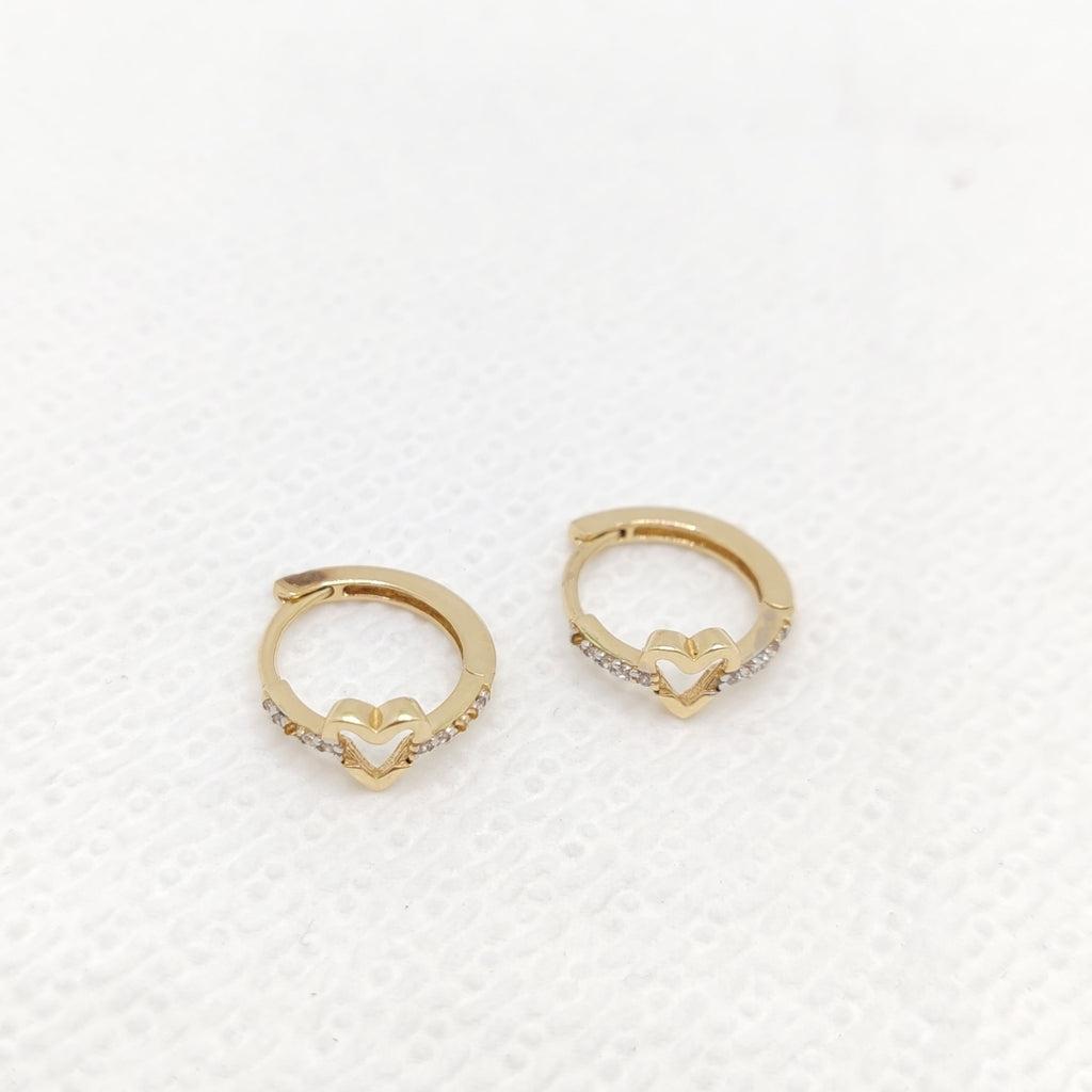 ARRACADAS PAR ORO 14 K 2 GRMS (SEMINUEVO)