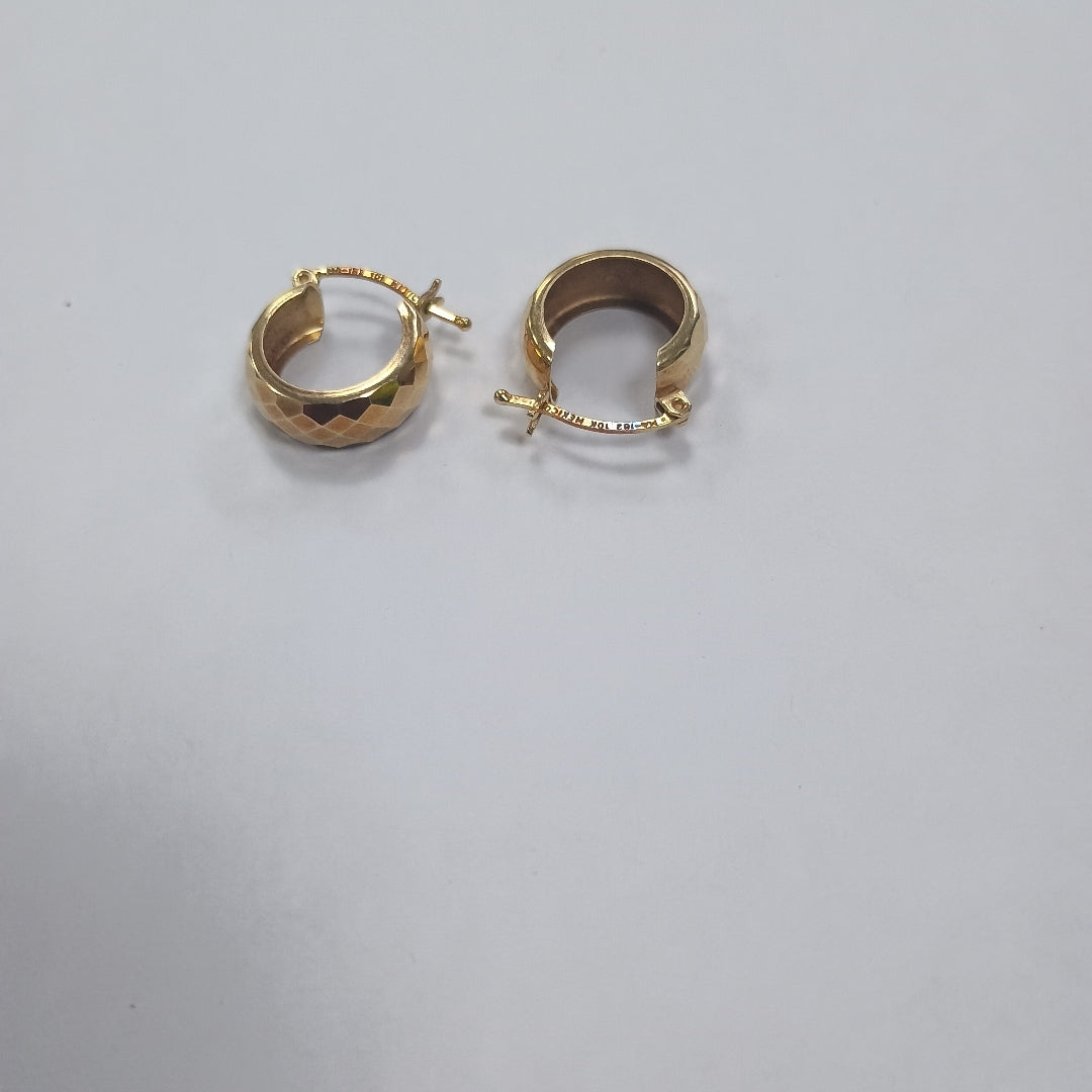 ARRACADAS PAR ORO 10 K 1.6 GRMS (SEMINUEVO)