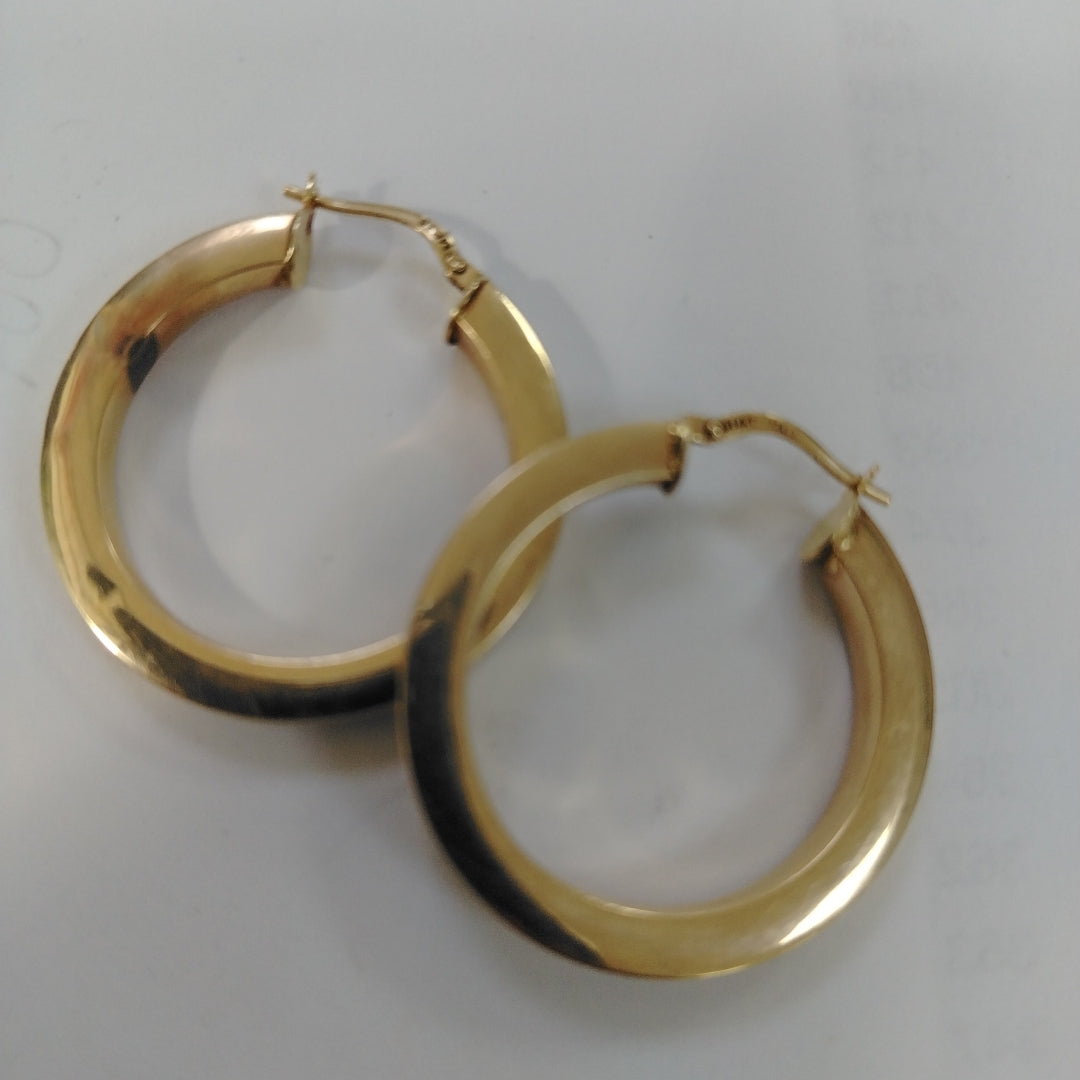 ARRACADAS PAR ORO 14 K 4.7 GRMS (SEMINUEVO)