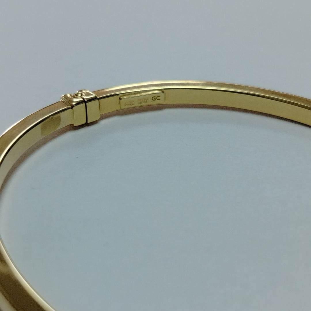 PULSERA RIGIDA ORO 14 K 5,00 GRMS (SEMINUEVO)