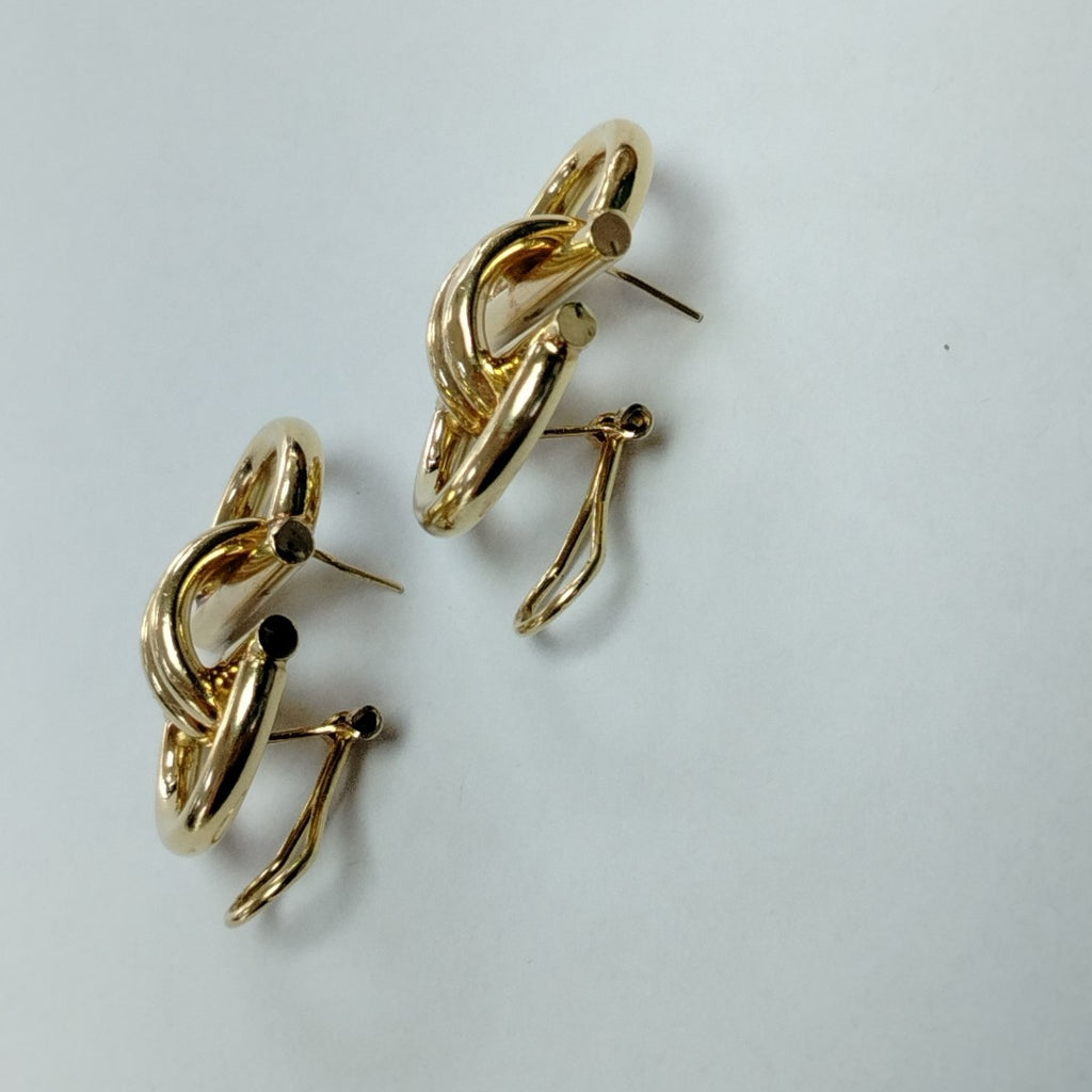 ARETES PAR ORO 14 K 8.2 GRMS (SEMINUEVO)