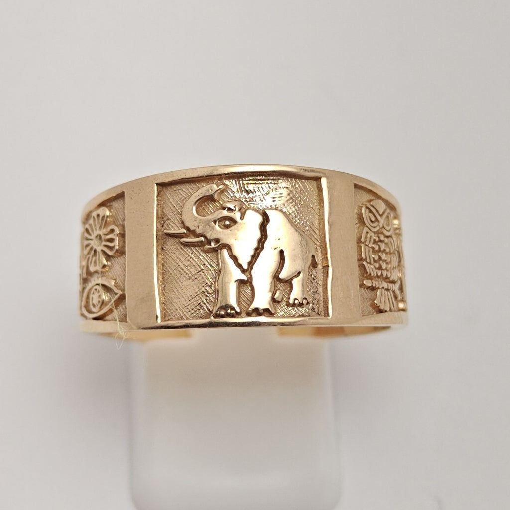 ARGOLLA DE LA SUERTE ORO 18 K 10 GRMS (SEMINUEVO)