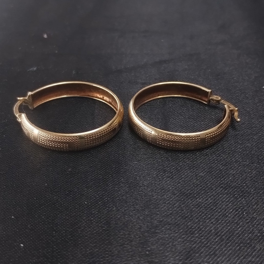 ARRACADAS PAR ORO 12 K 3,50 GRMS (SEMINUEVO)