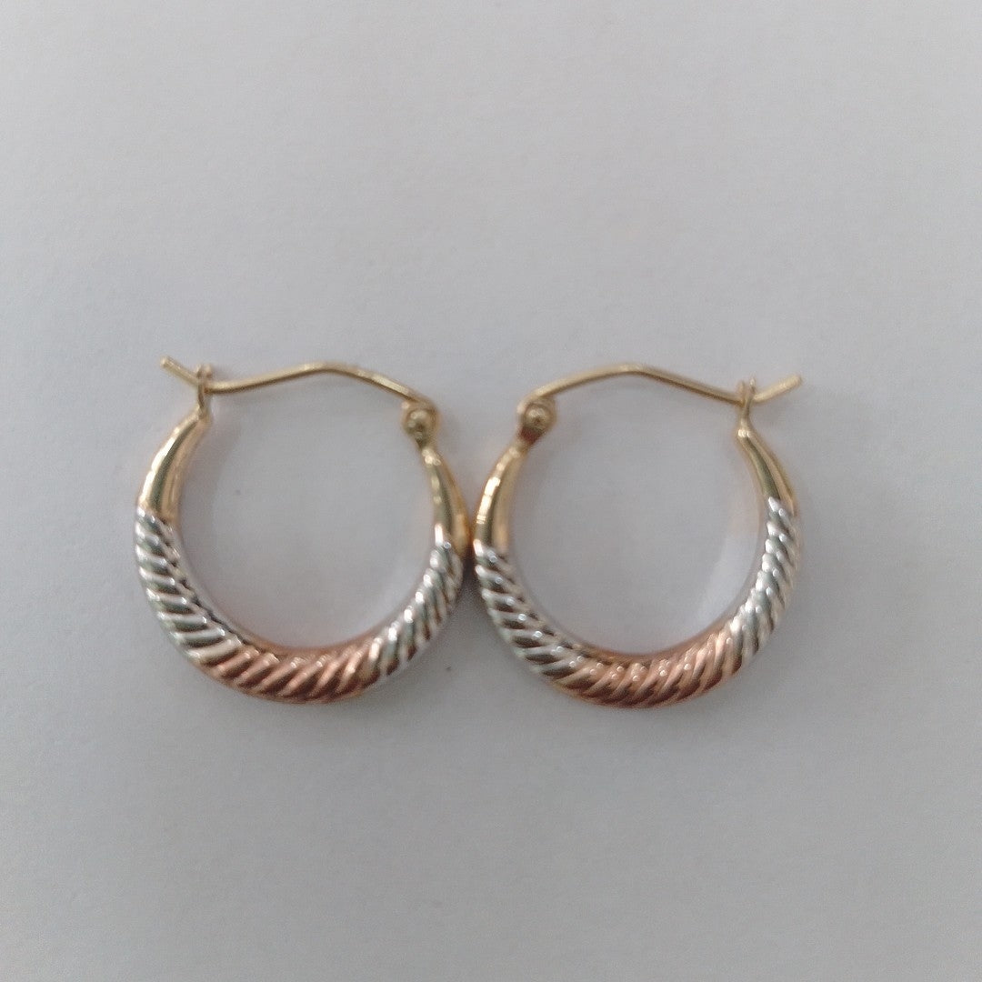 ARRACADAS PAR ORO 14 K 0.7 GRMS (SEMINUEVO)