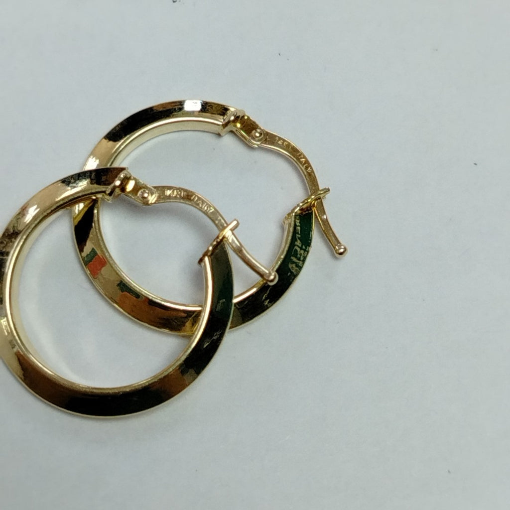 ARRACADAS PAR ORO 14 K 1.7 GRMS (SEMINUEVO)