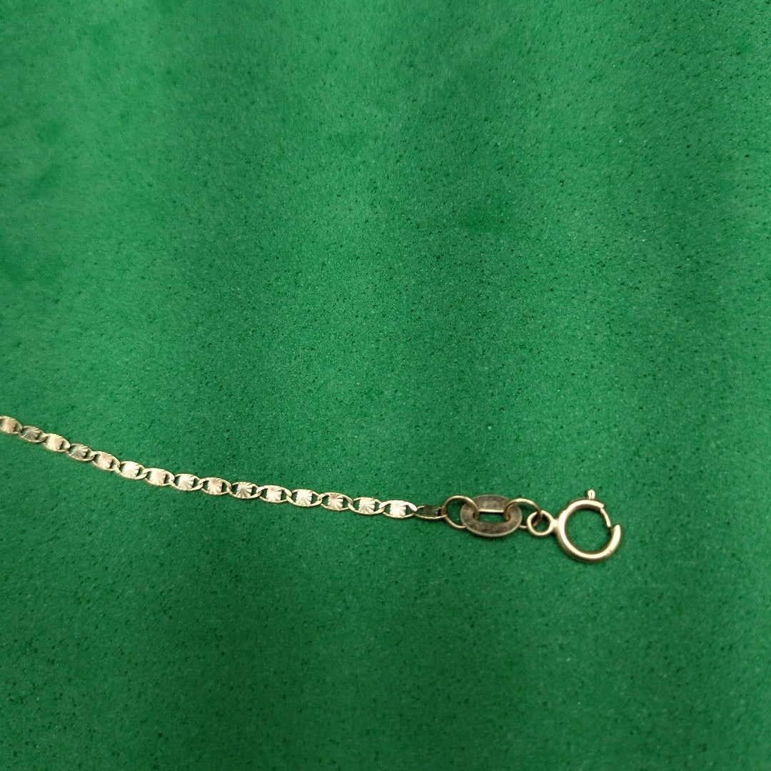 CADENA ORO, ORO COMBINADO 10 K 1.6 GRMS (SEMINUEVO)