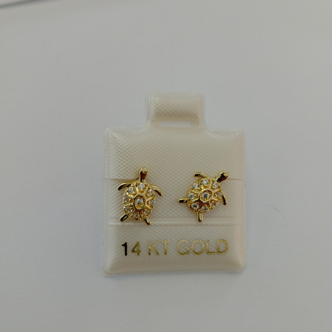 BROQUELES ORO 14K 1.2 (NUEVO)