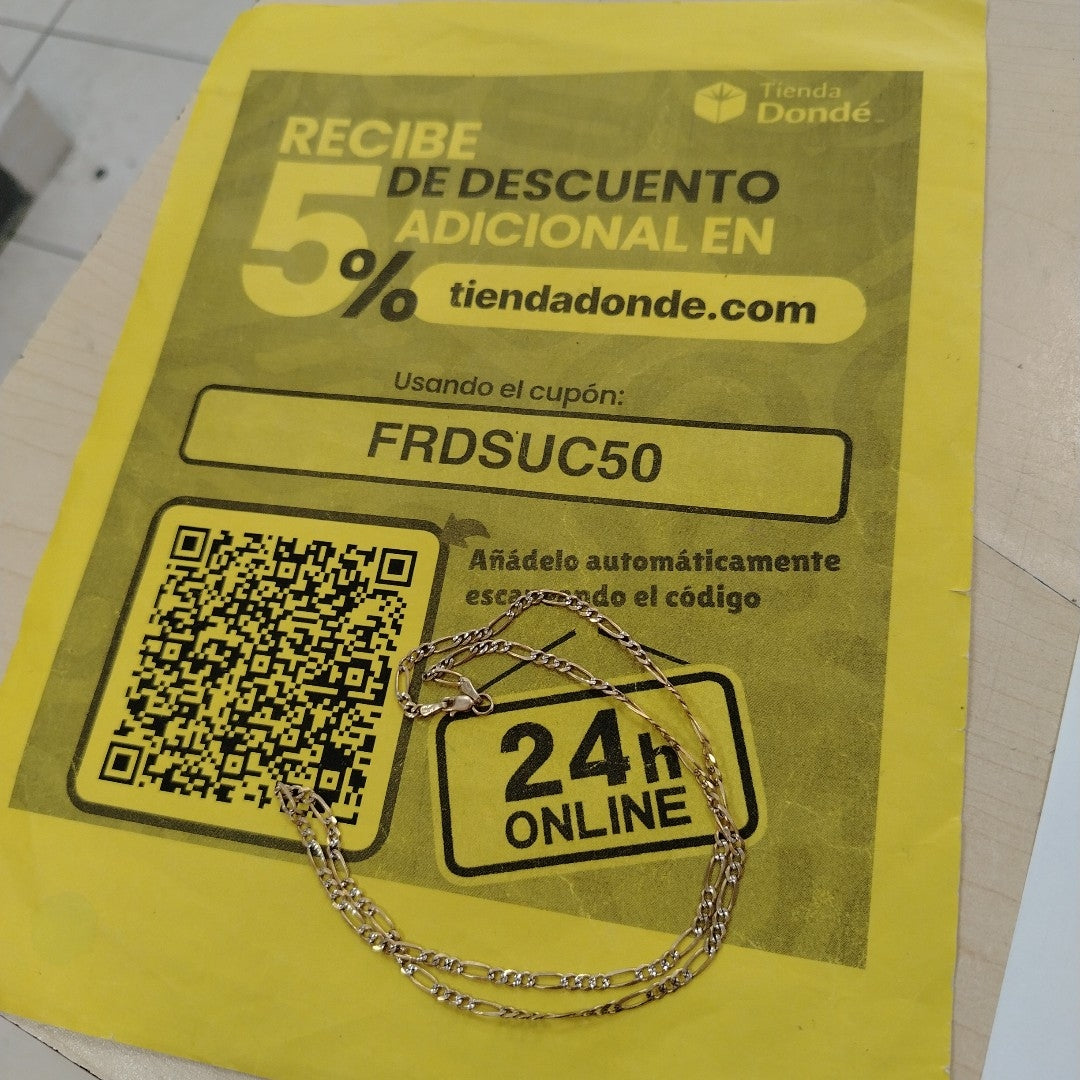 CADENA ORO 10 K 7.1 GRMS (SEMINUEVO)
