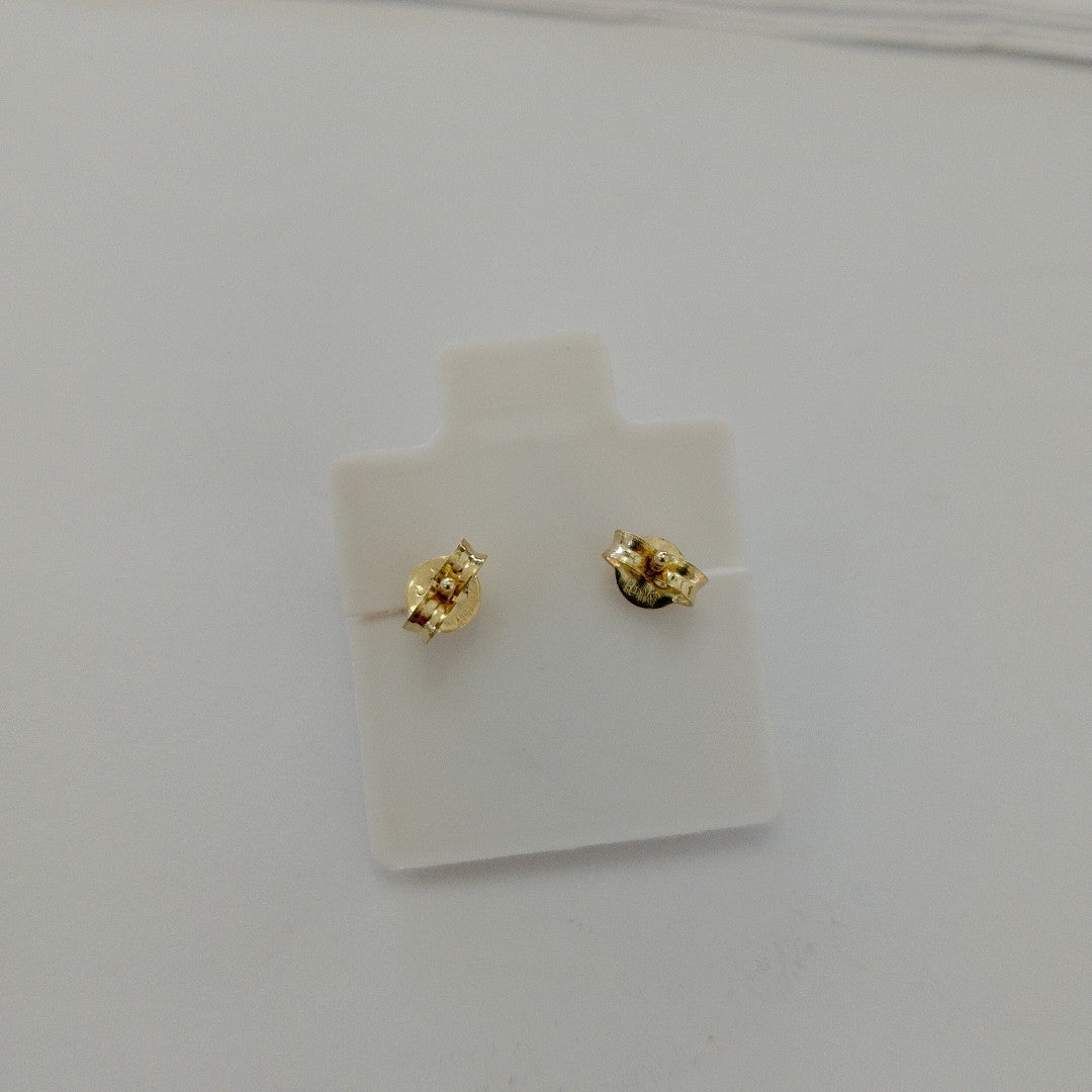 BROQUELES ORO 14K 1 (NUEVO)