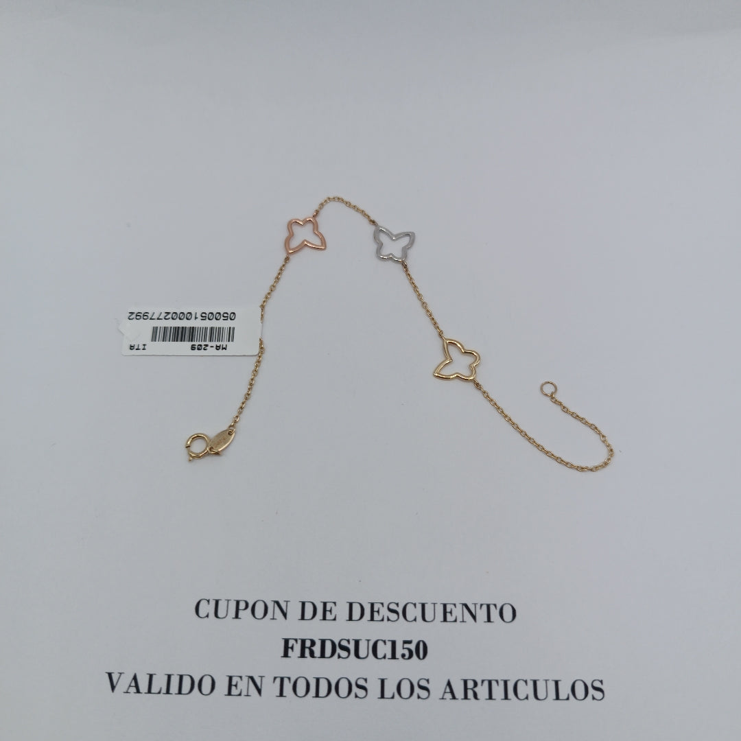 PULSERAS DAMA ORO 14K 1.3 (NUEVO)