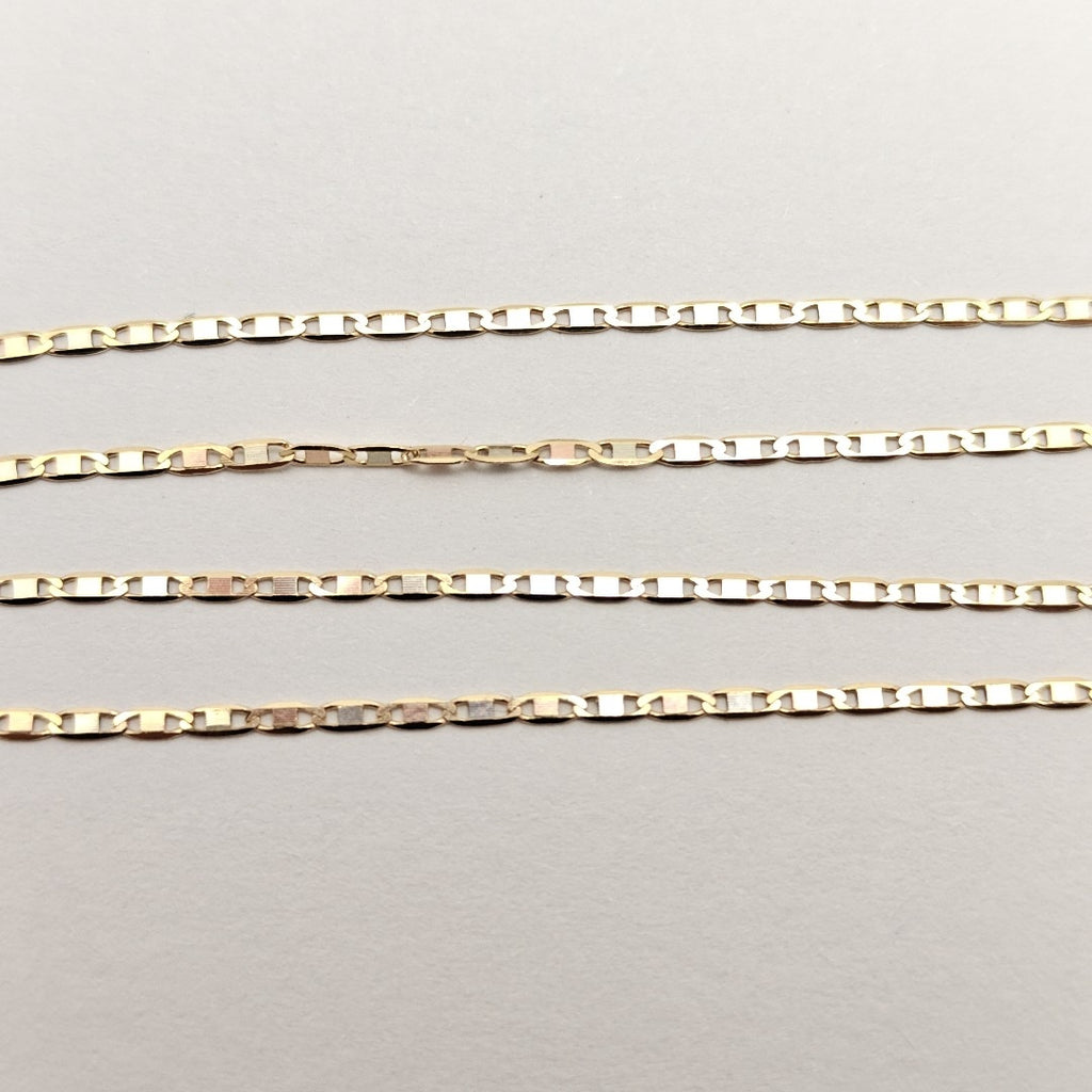 CADENA ORO, ORO COMBINADO 14 K 1.3 GRMS (SEMINUEVO)