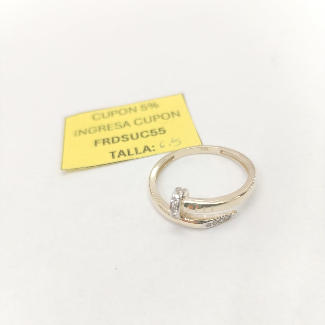 ANILLOS DAMA ORO 14K 2 (NUEVO)