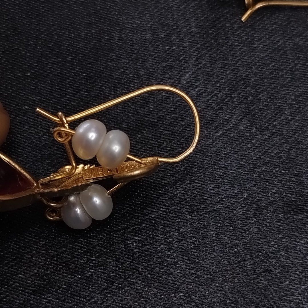 ARETES PAR ORO 10 K 7.6 GRMS (SEMINUEVO)