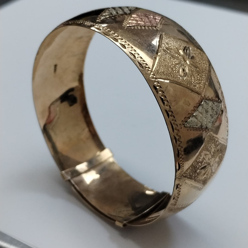 PULSERA RIGIDA ORO 10 K 21,50 GRMS (SEMINUEVO)