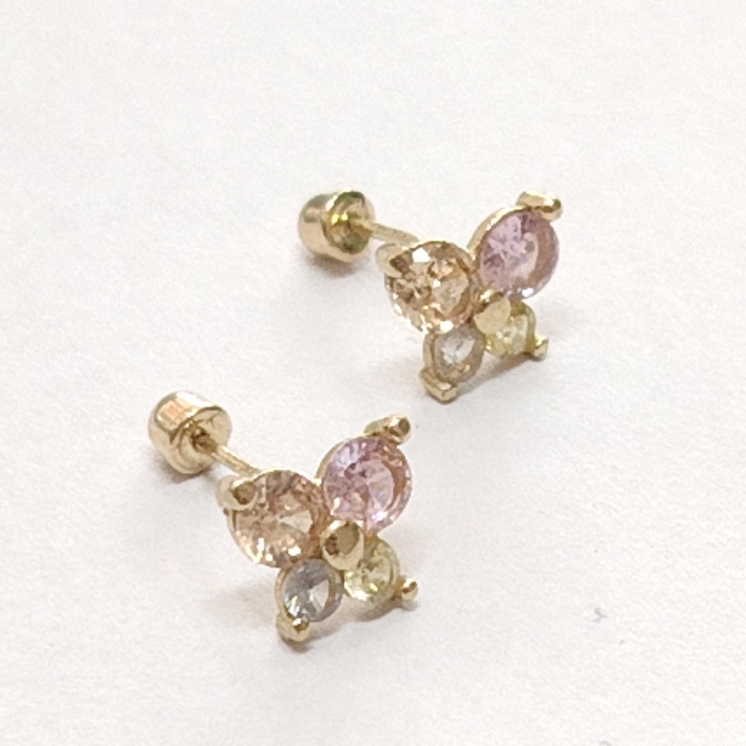 BROQUELES PAR ORO 14 K 0.6 GRMS (SEMINUEVO)