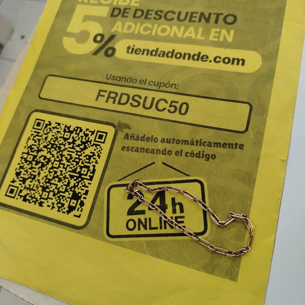 PULSERA ORO 10 K 2.3 GRMS (SEMINUEVO)