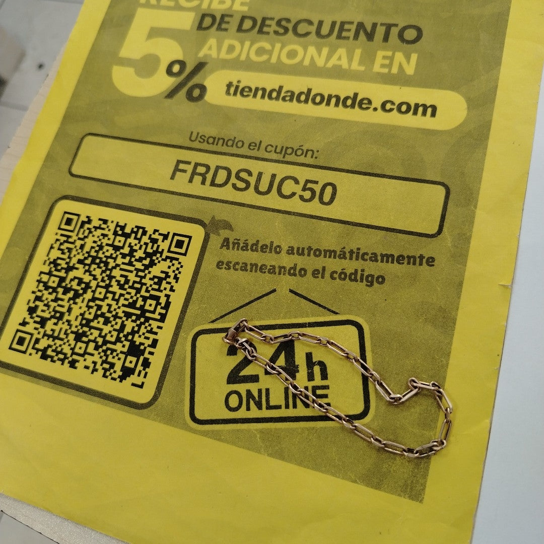 PULSERA ORO 10 K 2.3 GRMS (SEMINUEVO)