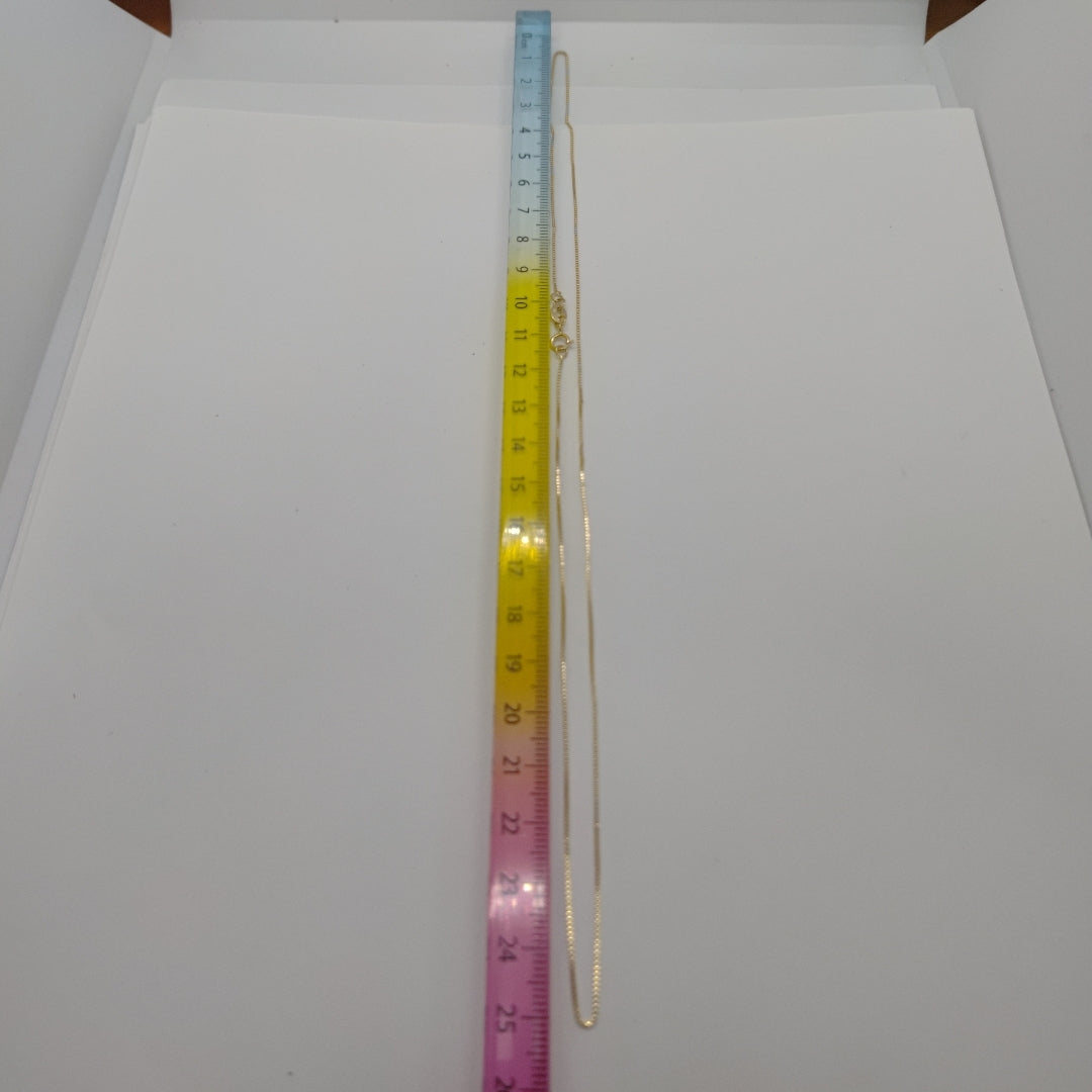 CADENA VENECIANO 14K 50 CM 1.6 GR (NUEVO)