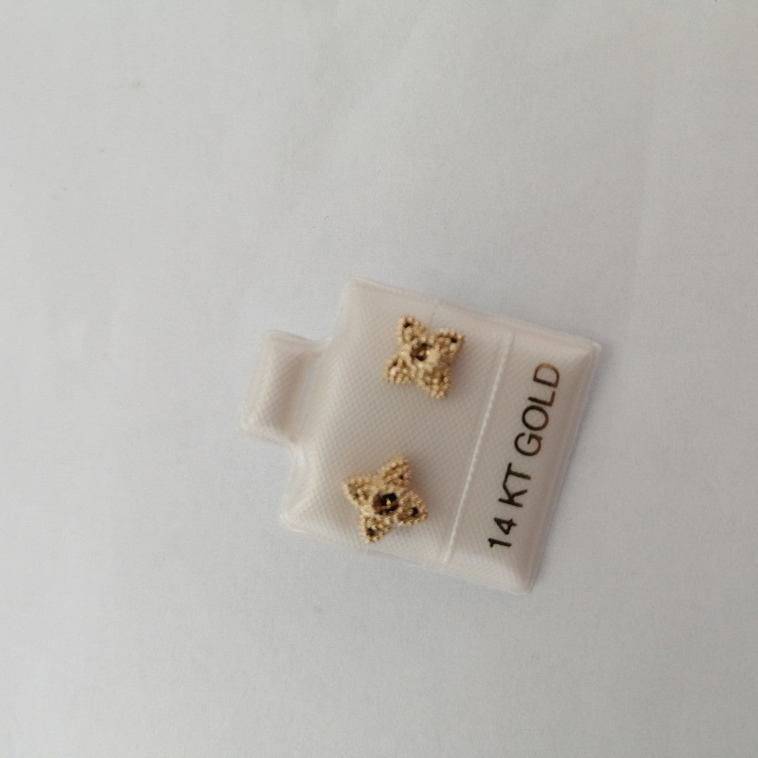 BROQUELES ORO 14K 1.6 (NUEVO)