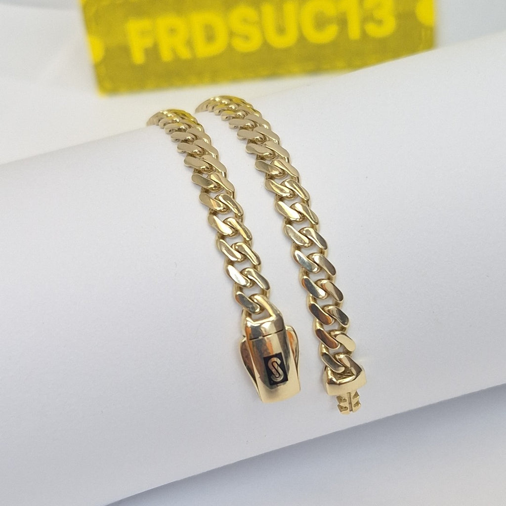 PULSERA MONACO ORO 14K 5.3 (NUEVO)