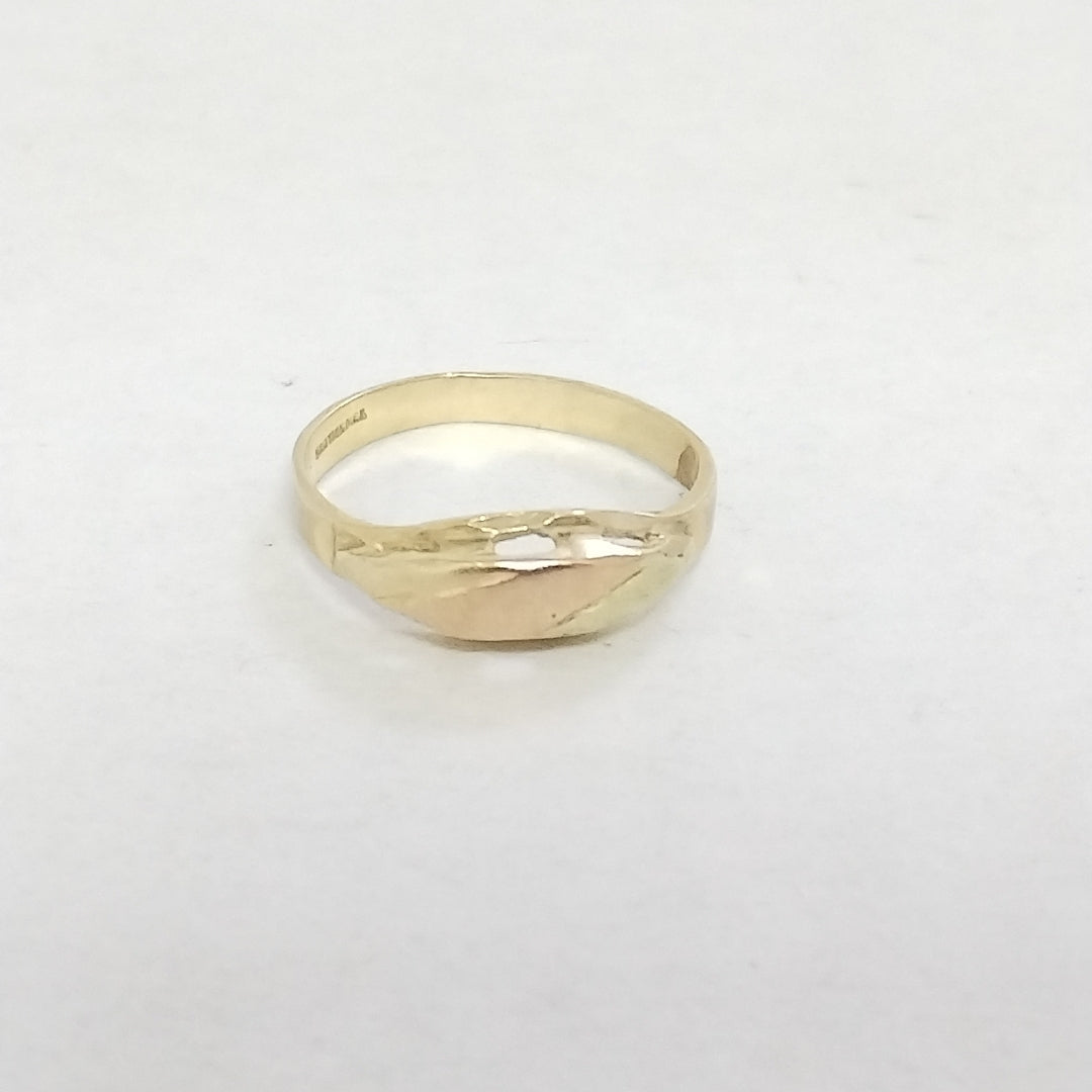 ANILLITO ORO, ORO COMBINADO 14 K 1.9 GRMS (SEMINUEVO)